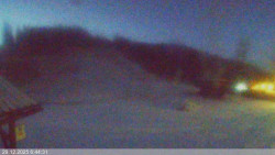 Dolní část sjezdovky