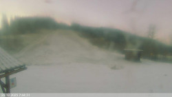 Dolní část sjezdovky