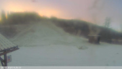 Dolní část sjezdovky