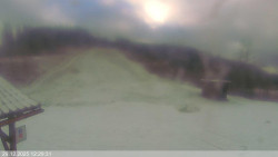 Dolní část sjezdovky