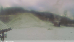 Dolní část sjezdovky