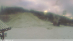 Dolní část sjezdovky