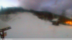 Dolní část sjezdovky