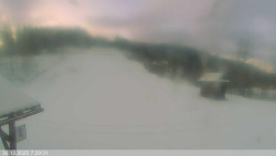 Dolní část sjezdovky