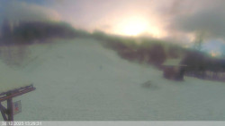 Dolní část sjezdovky