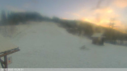 Dolní část sjezdovky