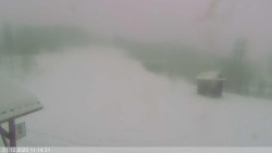 Dolní část sjezdovky