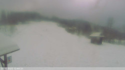 Dolní část sjezdovky