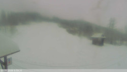 Dolní část sjezdovky