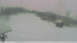 Dolní část sjezdovky