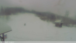 Dolní část sjezdovky