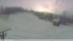 Dolní část sjezdovky