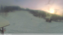 Dolní část sjezdovky