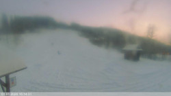 Dolní část sjezdovky