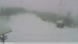 Dolní část sjezdovky