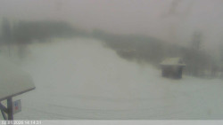 Dolní část sjezdovky