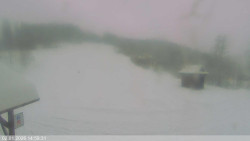 Dolní část sjezdovky