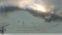 Dolní část sjezdovky