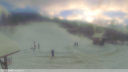 Dolní část sjezdovky