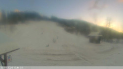 Dolní část sjezdovky