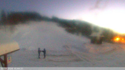 Dolní část sjezdovky