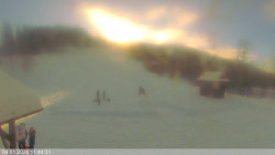 Dolní část sjezdovky