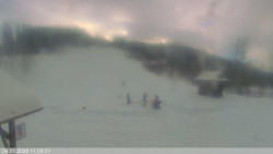 Dolní část sjezdovky