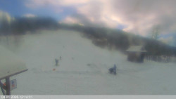 Dolní část sjezdovky