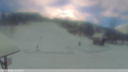 Dolní část sjezdovky