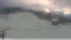 Dolní část sjezdovky