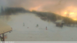 Dolní část sjezdovky