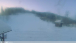 Dolní část sjezdovky