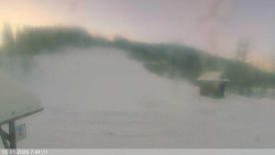 Dolní část sjezdovky