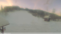 Dolní část sjezdovky