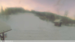 Dolní část sjezdovky