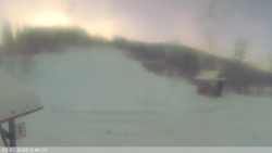 Dolní část sjezdovky