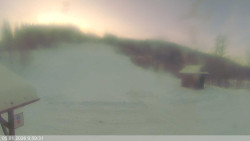 Dolní část sjezdovky