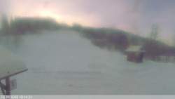 Dolní část sjezdovky