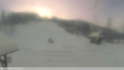 Dolní část sjezdovky