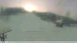 Dolní část sjezdovky