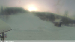 Dolní část sjezdovky