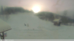 Dolní část sjezdovky