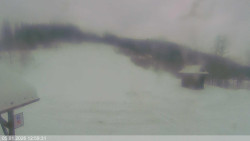 Dolní část sjezdovky