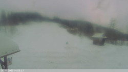 Dolní část sjezdovky