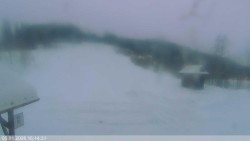 Dolní část sjezdovky