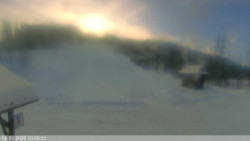 Dolní část sjezdovky