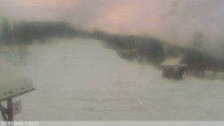 Dolní část sjezdovky