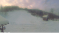 Dolní část sjezdovky