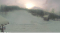 Dolní část sjezdovky