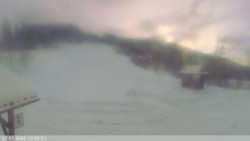 Dolní část sjezdovky